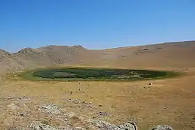 Lac de cratère du Göllü Dağ.