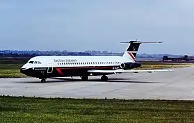 G-BJRT, l'appareil impliqué, ici en juillet 1989, un an avant l'incident