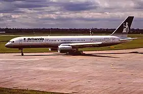 G-BYAG, le Boeing 757 impliqué dans l'accident, ici en août 1993.