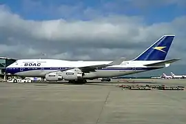 Une livrée Retro portée de 1964 à 1974 sur un Boeing 747 de British Airways à l'occasion des 50 ans depuis le premier vol d'un 747.