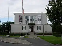 Façade sud du musée Gustaf.
