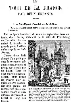 Image illustrative de l’article Le Tour de la France par deux enfants