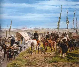 Giovanni Fattori, Le Camp italien après la bataille de Magenta (1861).
