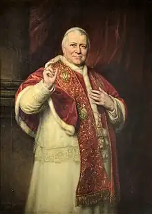 Portrait du pape Pie IX, 1871