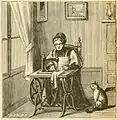 G. Bruno, Le Tour de la France par deux enfants, édition de 1904, p. 37 "La machine à coudre. — Cette machine, si utile et si répandue aujourd’hui, a été inventée il n’y a pas longtemps par l’Américain Elias Howe. On la meut la plupart du temps avec le pied. Elle coud avec rapidité et solidité. Une machine à coudre fait l’ouvrage de deux ouvrières actives."