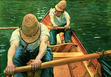 Gustave Caillebotte, Rameurs, 1877