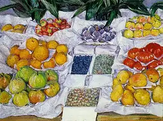 Fruits sur un étalage (1882), musée des beaux-arts de Boston.