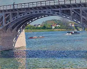 Le Pont d'Argenteuil et la SeineGustave Caillebotte,1883Musée Barberini, Potsdam