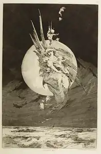 La Lune de miel (eau-forte, 1877)
