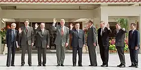 « Photo de famille » des participants au G8.