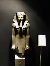 Statue de Thoutmôsis III trouvée à Karnak