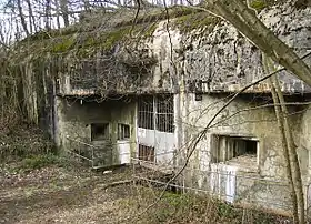 L'entrée des munitions de l'ouvrage de Molvange.