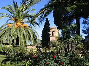 Les jardins du couvent Saint-François, dans l'enceinte de l'Alhambra.