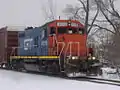 GP9 reconstruite du GTW n°4619  à  Kalamazoo, MI.