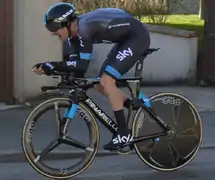 Geraint Thomas, dixième de l'étape.