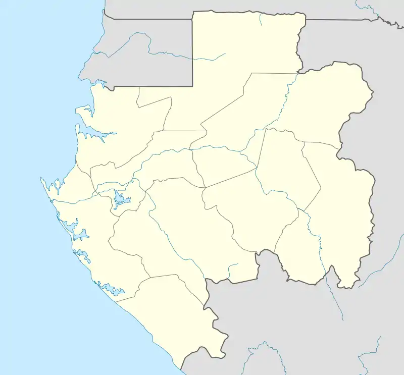 voir sur la carte du Gabon