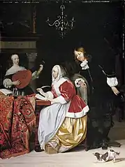 Jeune Femme composant de la musique, 1662-1663Mauritshuis, La Haye