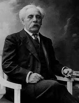 Photographie en noir et blanc de Fauré.