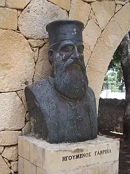 buste en bronze d'un homme barbu