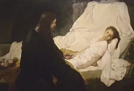 Gabriel von Max, La Résurrection de la fille de Jaïre (1878)