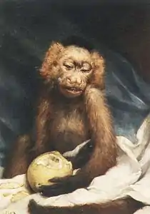 Saure Erfahrung (Expérience acide) (petit singe avec citron), vers 1890