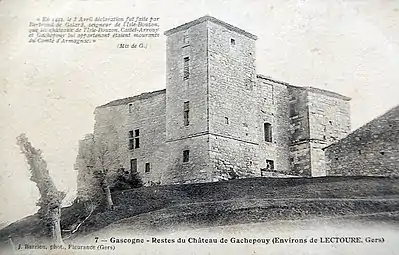 Le château au début du XXe siècle.