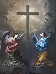 Les anges dorant la Croix par Jean-Baptiste Despax