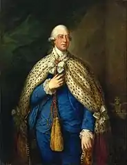 Thomas Gainsborough, Portrait de Jerzy III Hanovre en tenue parlementaire (1785)