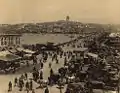 Le pont de Galata, à la fin du XIXème siècle