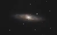 M65 vue par un télescope amateur.
