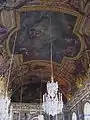 Plafond de la galerie des Glaces réalisé par Charles Le Brun, Versailles