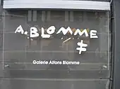 signature d'Alfons Blomme