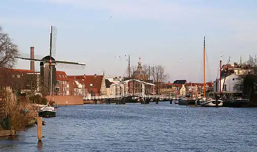 Panorama du pont sur le Galgewater.