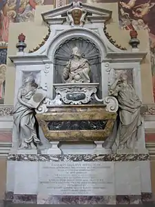 Tombeau de Galilée, avec Giovanni Battista Foggini, Florence, basilique Santa Croce.