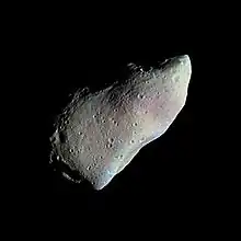 (951) Gaspra, ceinture principale, a = 2,21 ua, L ~ 19 km (sonde Galileo, 1991).