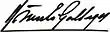 Signature de Rómulo Gallegos