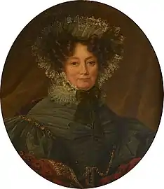 Portrait de femme à la coiffe de dentelle, 1833