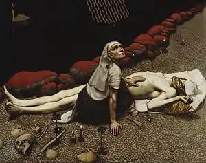 Akseli Gallen-Kallela, La Mère de Lemminkäinen, 1897.