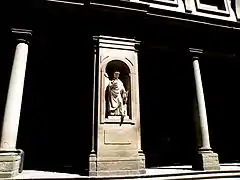 Dante, Piazzale des Offices, Florence