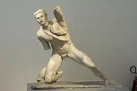 Gaulois blessé de Délos (école de Pergame). Musée national archéologique d'Athènes.