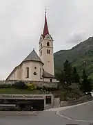 Église de la Nativité de Marie à Galtür.