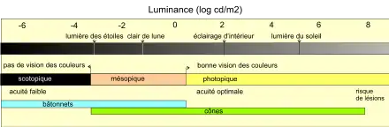 Les domaines de vision