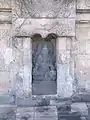 Statue de Ganesh dans une niche à l'est du temple de Sambisari.