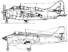 vue en plan de l’avion