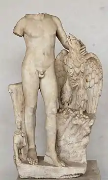 Ganymède et l'aigle du musée national des Thermes de Dioclétien