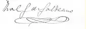 signature de Zoel García de Galdeano