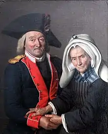 Garde national et femme (1791)
