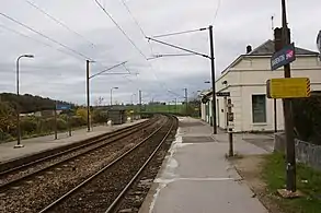 Vue en direction du viaduc.