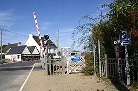 Accès au quai desservi par le Tire bouchon.