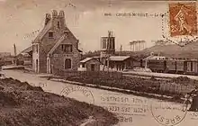 Crozon : la gare du Réseau breton en 1928.